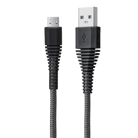 ZEIKOS Built tough micro USB 6ft cable Black BLT21